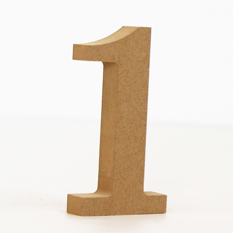 1pc 10cm Wood Color Numbers 0- - Art Craft Number avaliação e preço