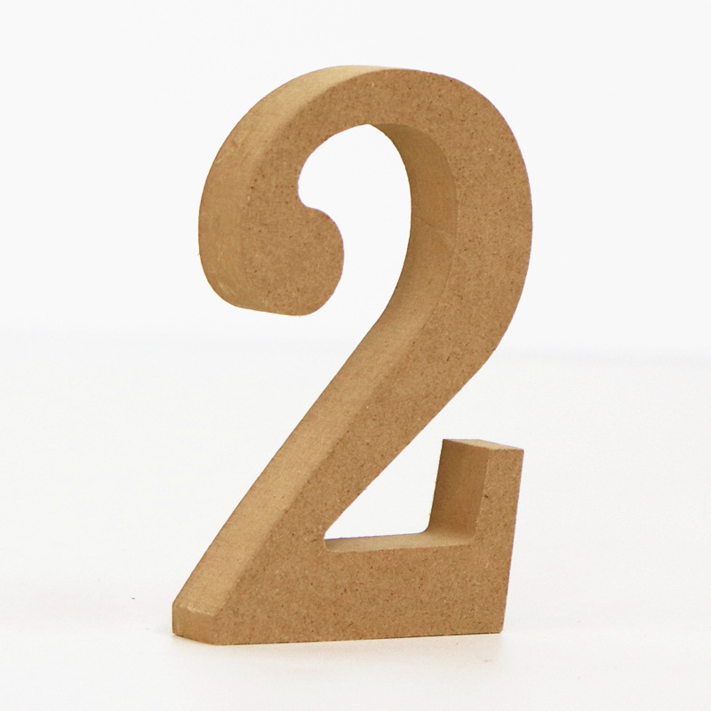 1pc 10cm Wood Color Numbers 0- - Art Craft Number avaliação e preço